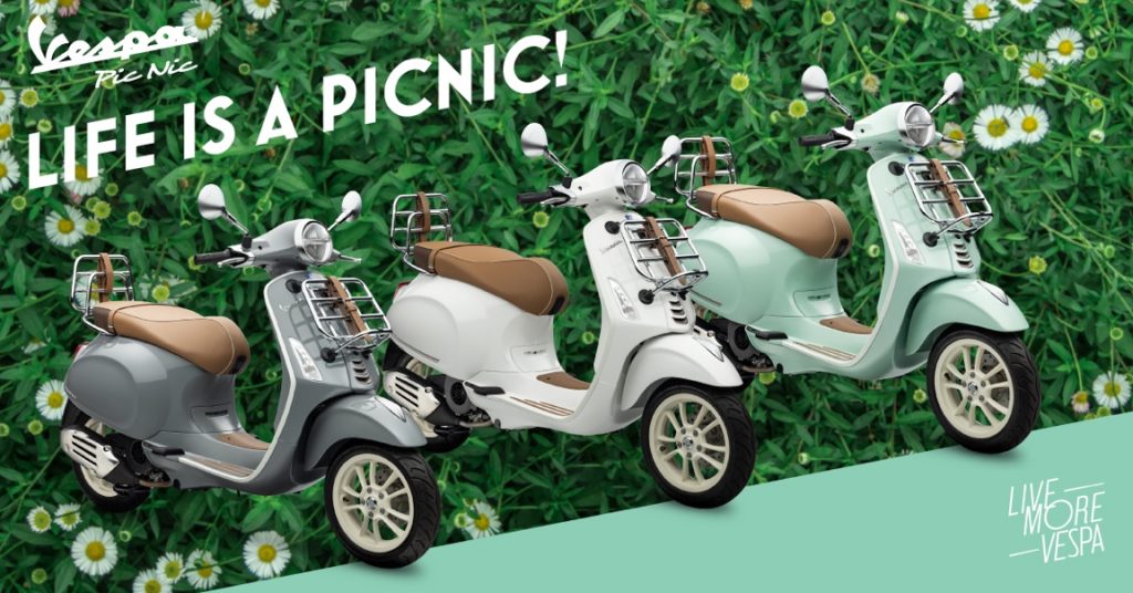 เปลี่ยนวันที่แสนธรรมดาให้กลายเป็นแฮปปี้โมเมนต์ กับ… VESPA PRIMAVERA 150 i-Get ABS PIC NIC EDITION